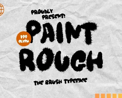 Paint Rough font