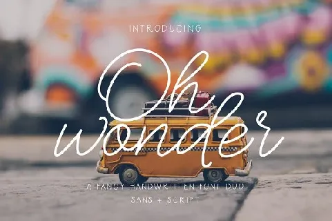 Oh Wonder Duo Free font