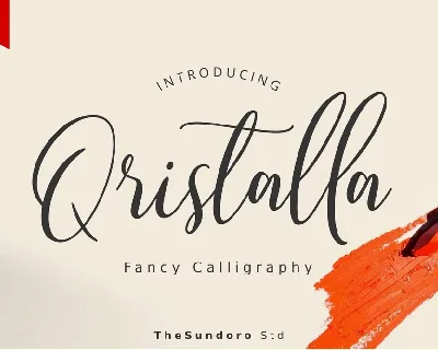 Qristalla font