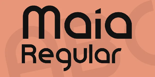 Maia font