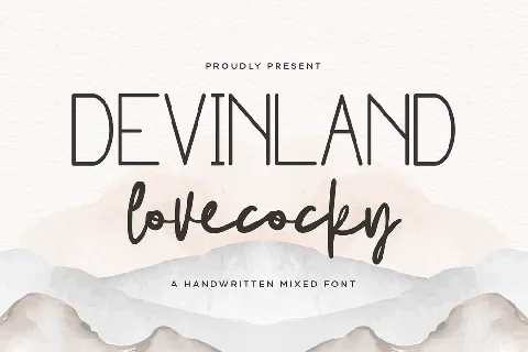 DEVINLAND lovecocky Free Trial font