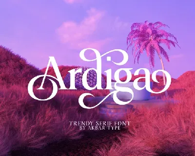 Ardiga font