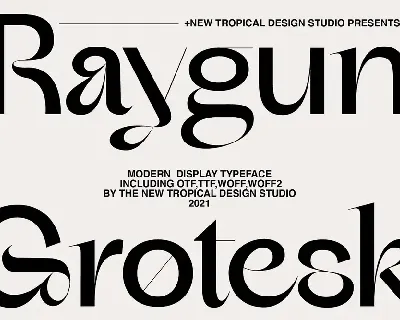 Raygun font
