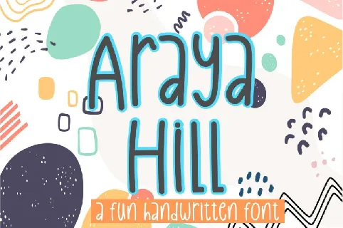 Araya Hill font