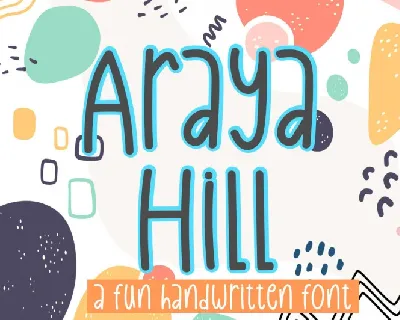 Araya Hill font