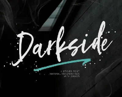 Darkside Brush font