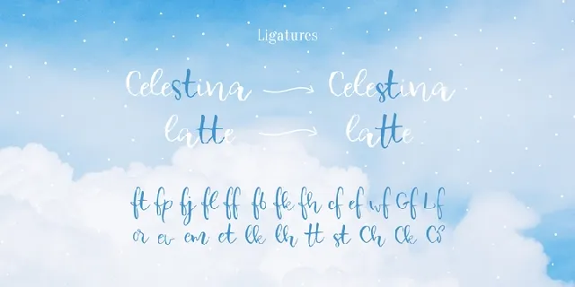 Celestina Script font