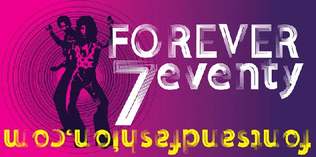 FOREVER 7entin font