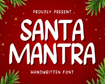Santa Mantra font