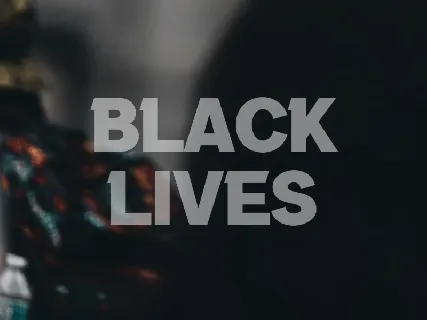 Black Lives Display font