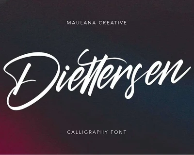 Diettersen font