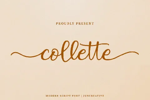 Collette font