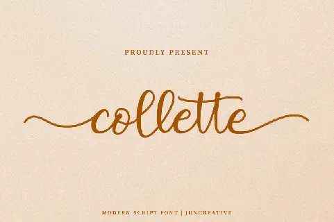 Collette font