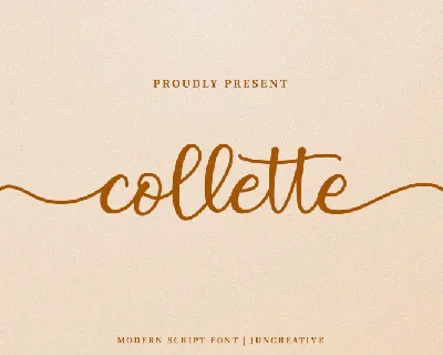 Collette font