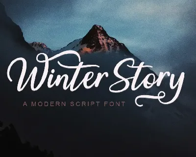 Winter Story font