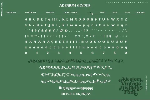 Adenium font