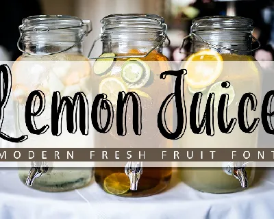 Lemon Juice font