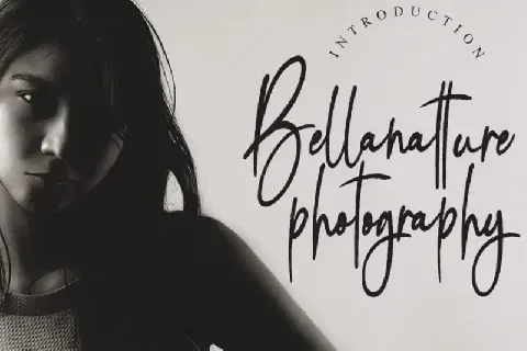 Bellanatture Script font