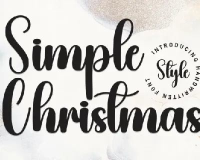Simple Christmas Script font