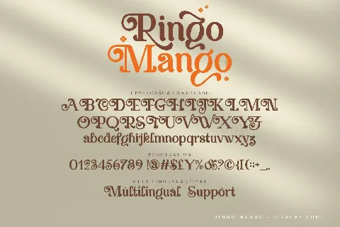 Ringo Mango font