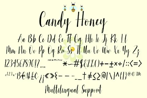 Candy Honey font