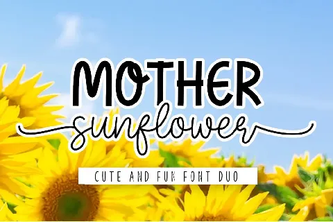 Mother Sunflower font