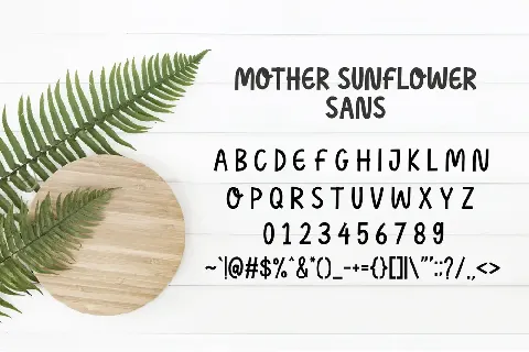 Mother Sunflower font