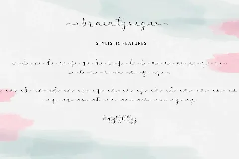 Brainlysign font