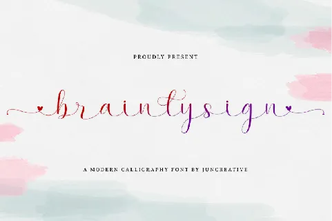 Brainlysign font