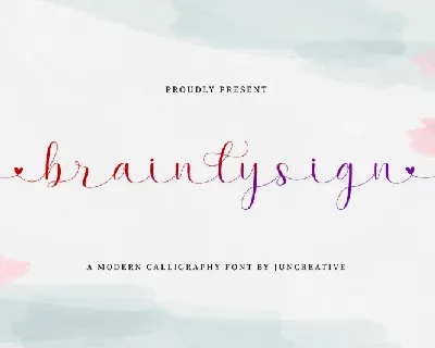 Brainlysign font