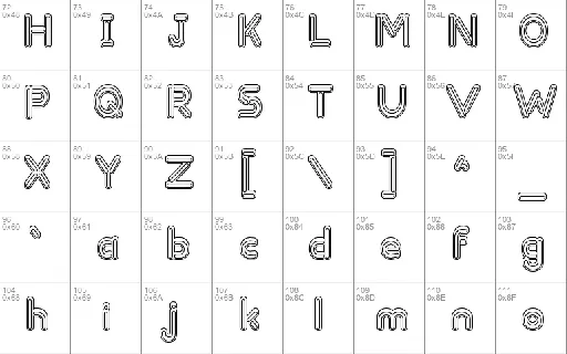 Zapped Sticks font