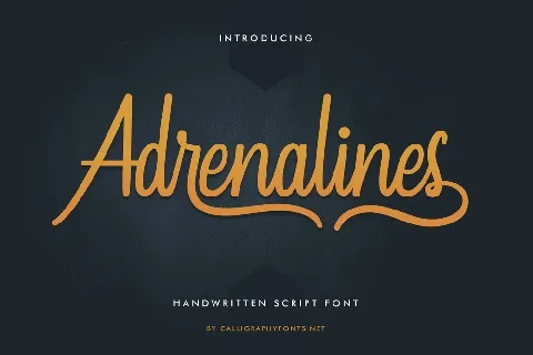 Adrenalines font