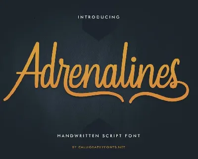Adrenalines font