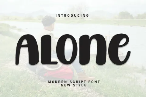 Alone Display font