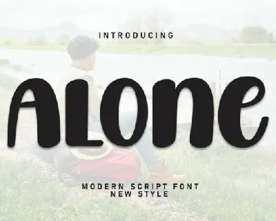 Alone Display font