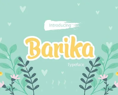 Barika Display font