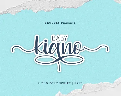 Baby Kiano font