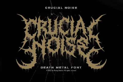 Crucial Noise font