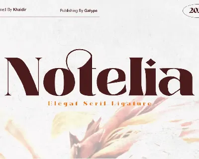 Notelia font