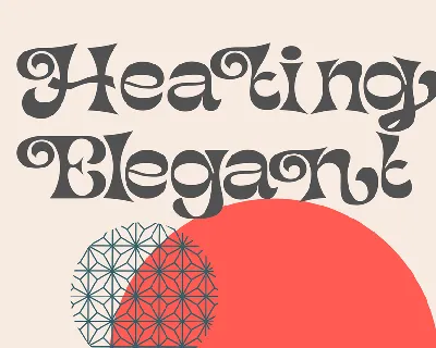 Heating Elegant font