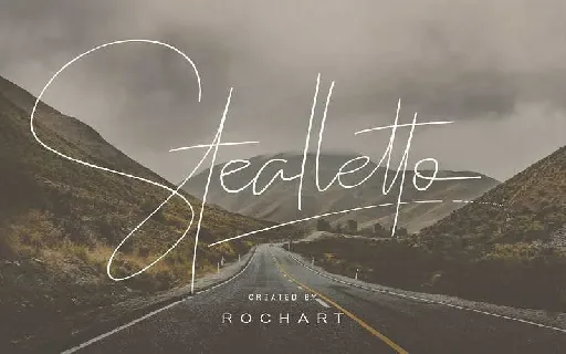 Stealletto Signature Free Download font