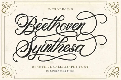 Beethoven Syinthesa font