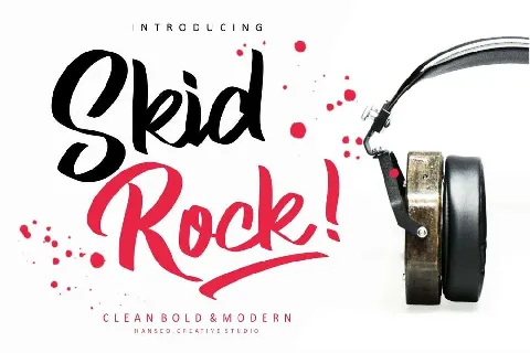 Skid Rock Script font