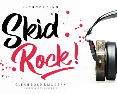 Skid Rock Script font