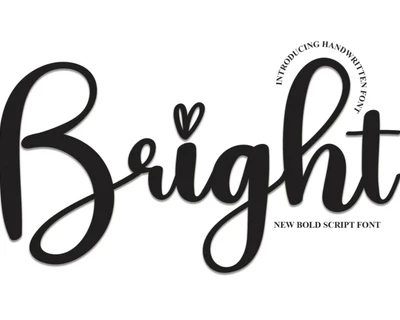 Bright Script Typeface font