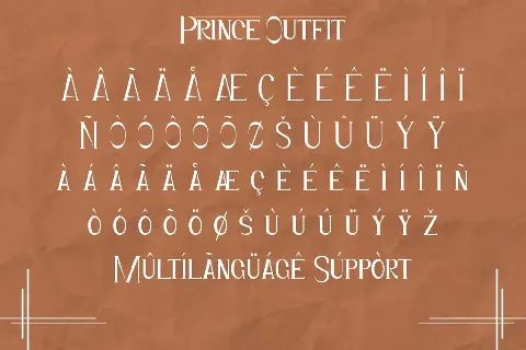 Prince Outfit Demo font