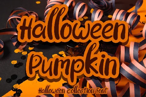 Halloween Pumpkin Typeface font