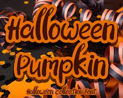 Halloween Pumpkin Typeface font