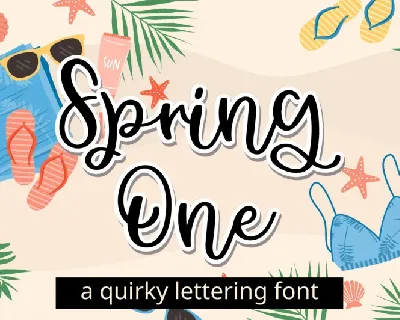 Spring One font