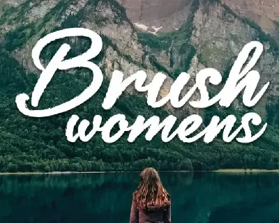 Brush womens Script font